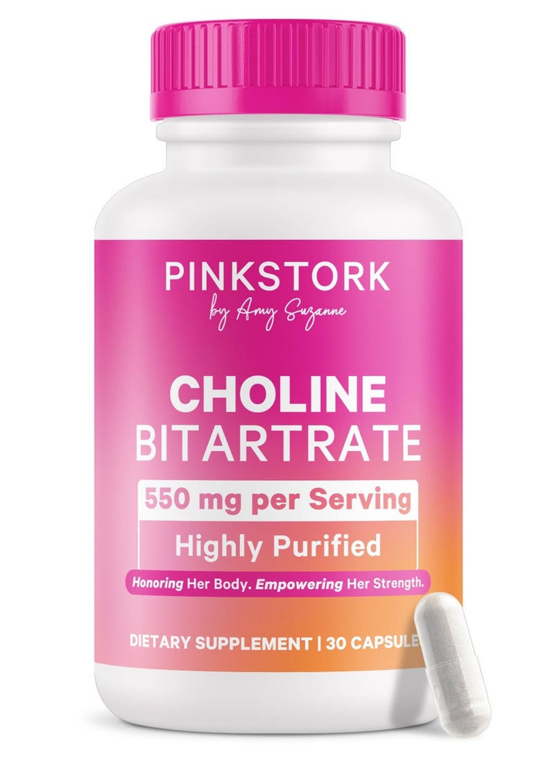Pink Stork Prenatal Nutrition Bundle – Premium Prenatal Vitamins + Choline Supplement for Fetal Brain Development & Pregnancy Support, 2-Pack Bundle - Image 3